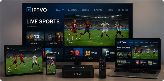 IPTV multi device Canada streaming on TV laptop tablet phone and IPTV box