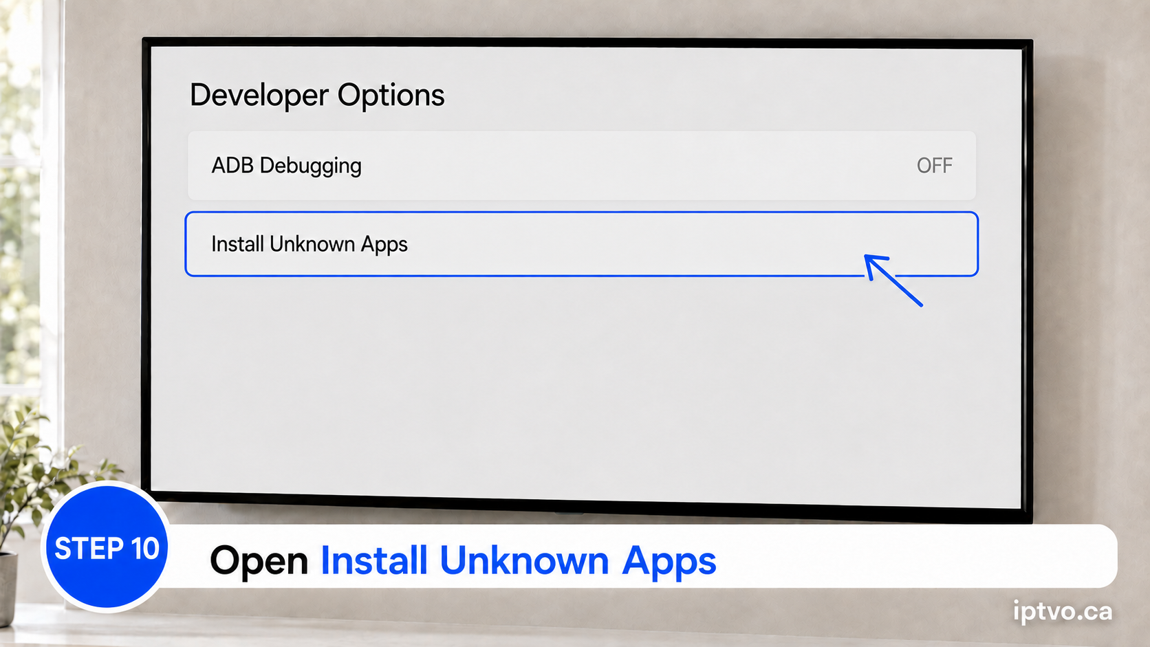 Step 10: Open Install Unknown Apps
