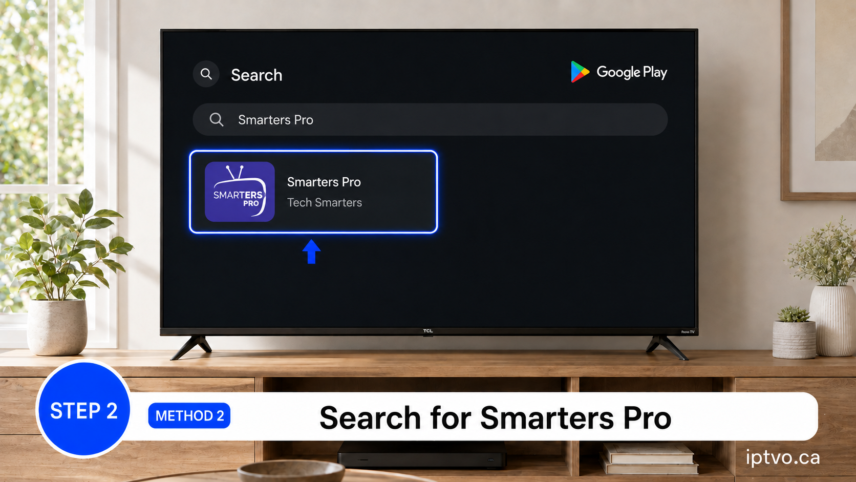 Method 2 Step 2: Search for Smarters Pro by Tech Smarters
