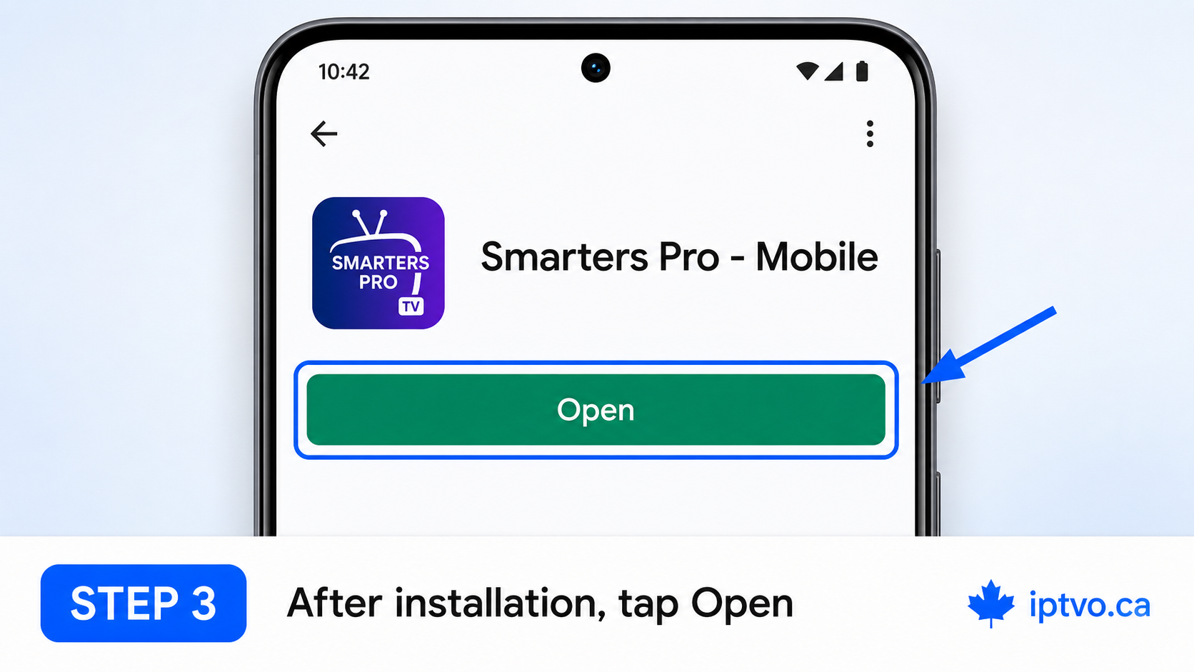Android Phone Step 3: Install Smarters Pro from Google Play