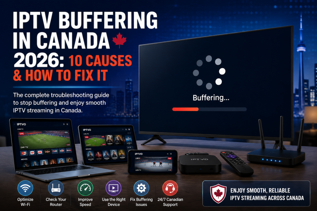 IPTV buffering Canada troubleshooting guide 2026