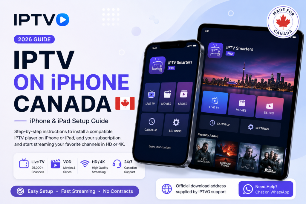 IPTV on iPhone Canada 2026 iPhone and iPad setup guide