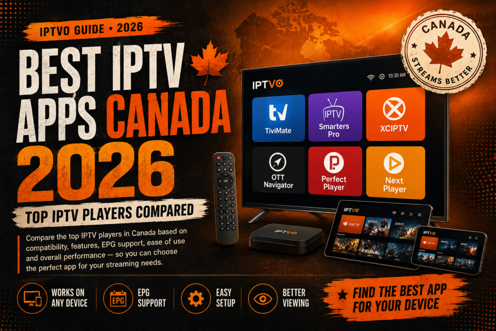 Best IPTV Apps Canada 2026 top IPTV players compared