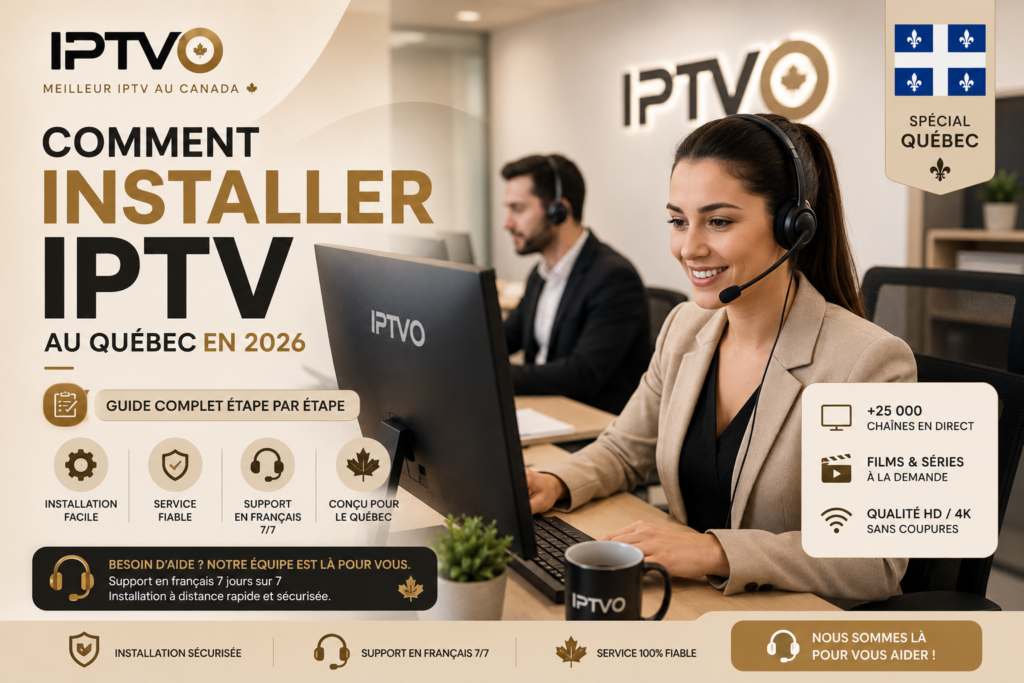 Installer IPTV au Québec 2026 guide complet avec support en français
