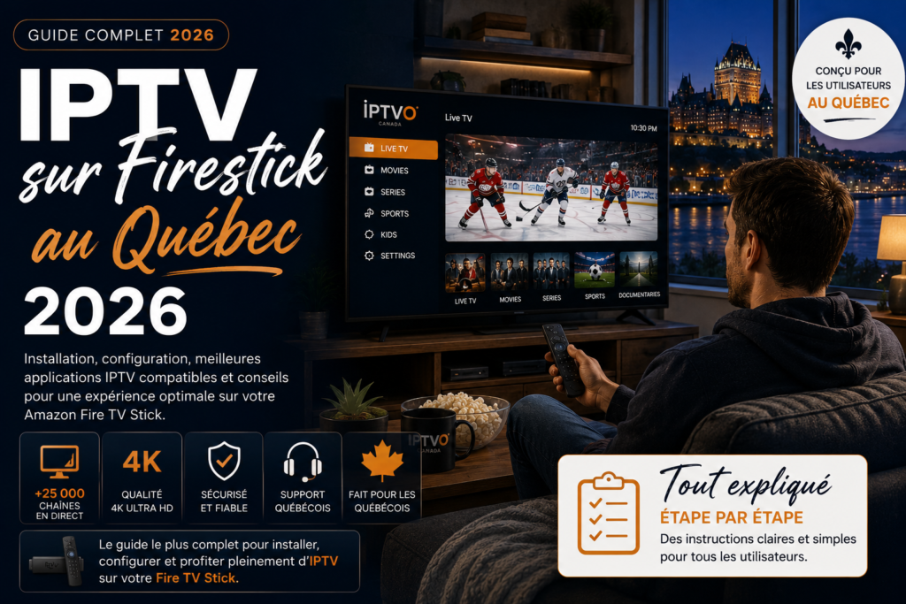 IPTV Firestick Québec 2026 guide complet étape par étape