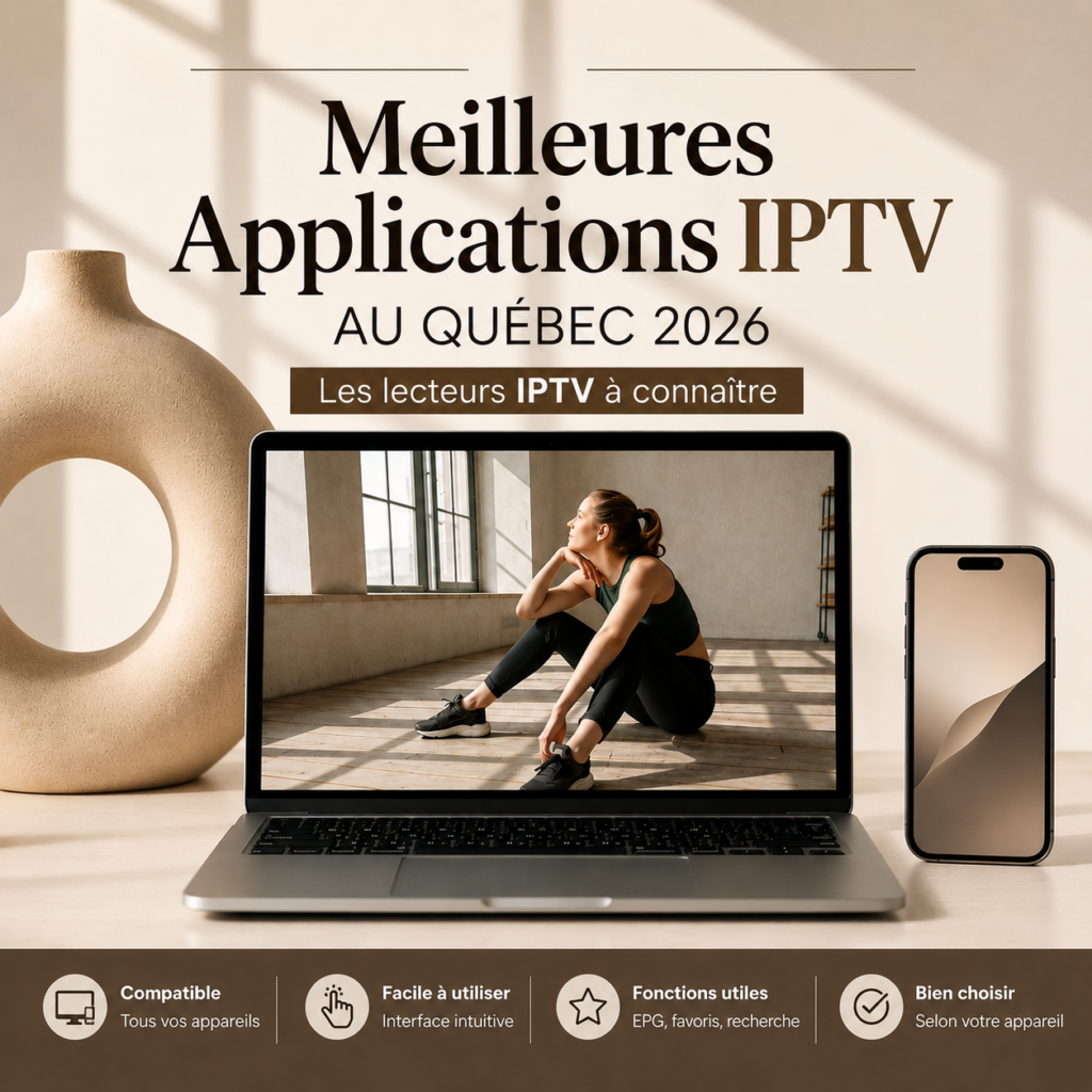Meilleures Applications IPTV au Québec 2026 – lecteurs IPTV pour tous vos appareils