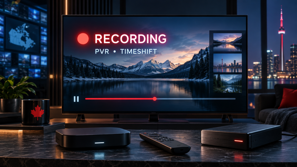 How to record IPTV Canada using PVR and timeshift